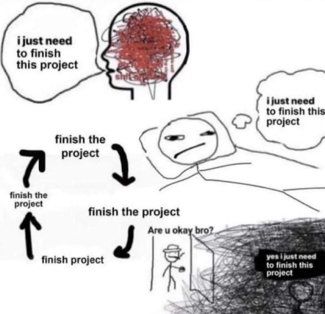 finish the project